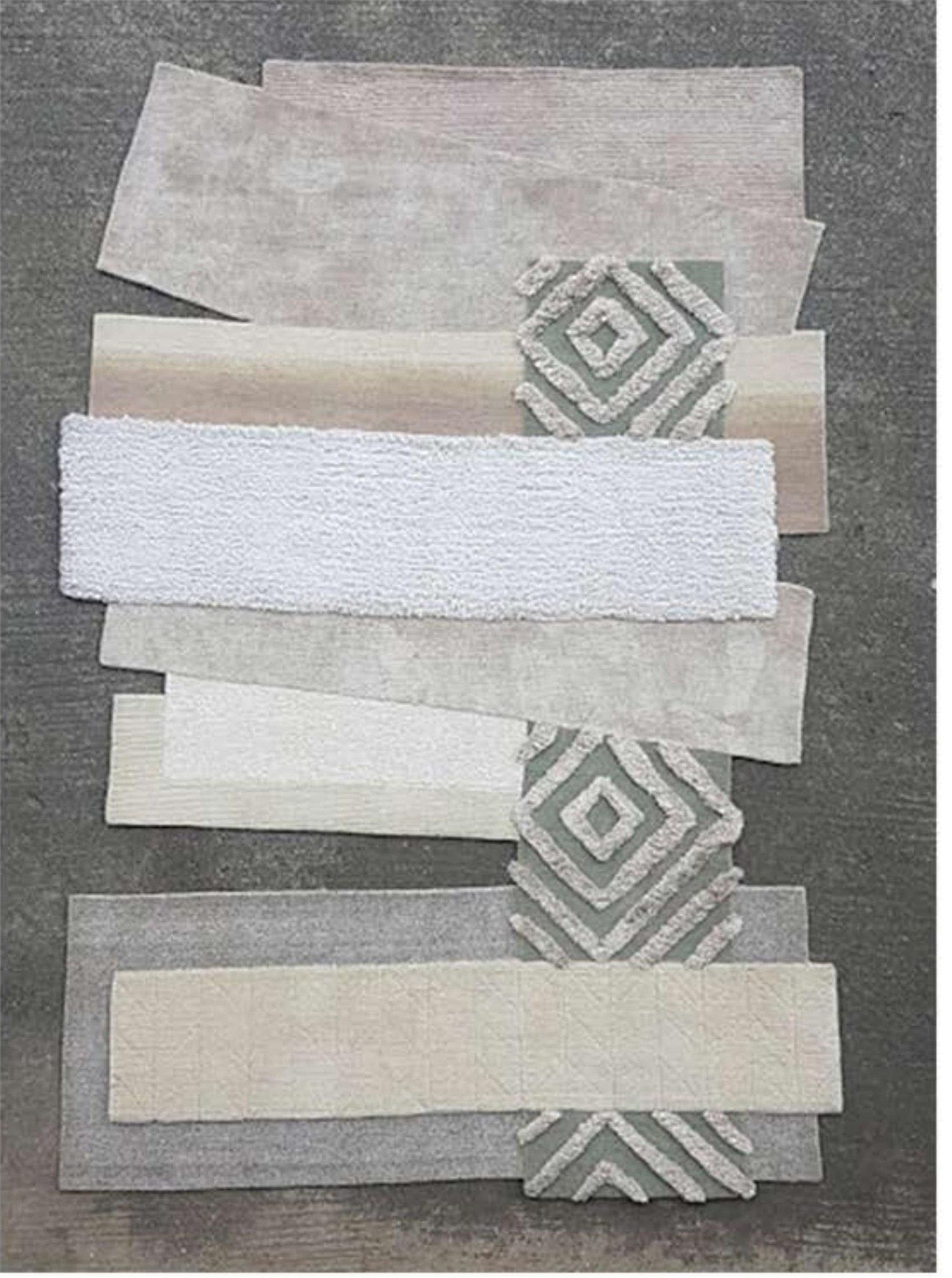 Ten Techniques rug — ten weaving methods on a single loom